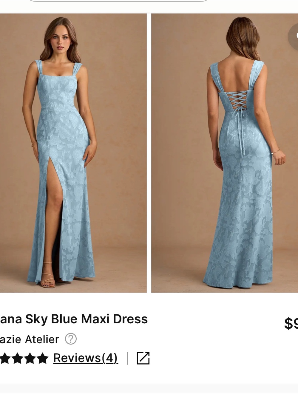 Azazie Eliana Maxi Dress - Picture 2 of 2